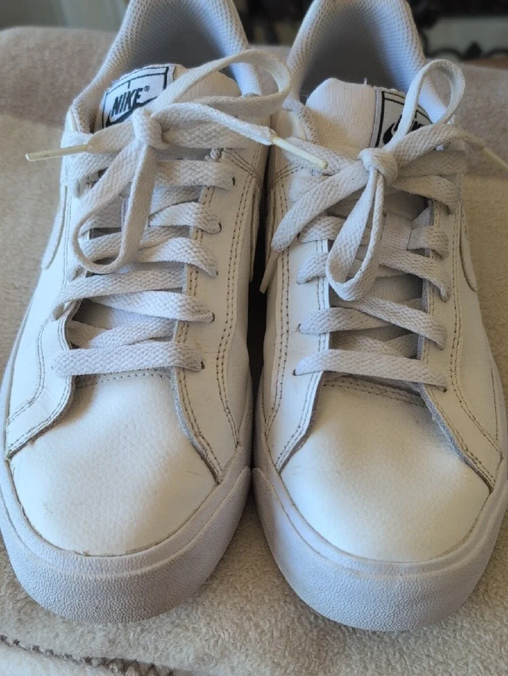 Nike Court Royale AC Triple White Women's Low-Top Athletic Sneakers